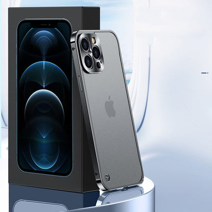 Aluminium iPhone Hoesje Lichtgewicht Bescherming Precisie CNC-Gefreesd Robuust Slank Bumper Case Premium Metalen Telefooncover