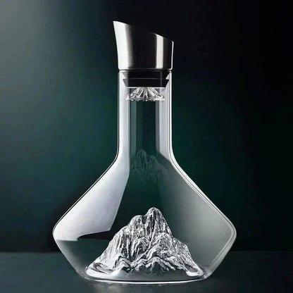 Wijnkaraf van loodvrij kristal – design wijnkaraf 1500 ml met optimale beluchting