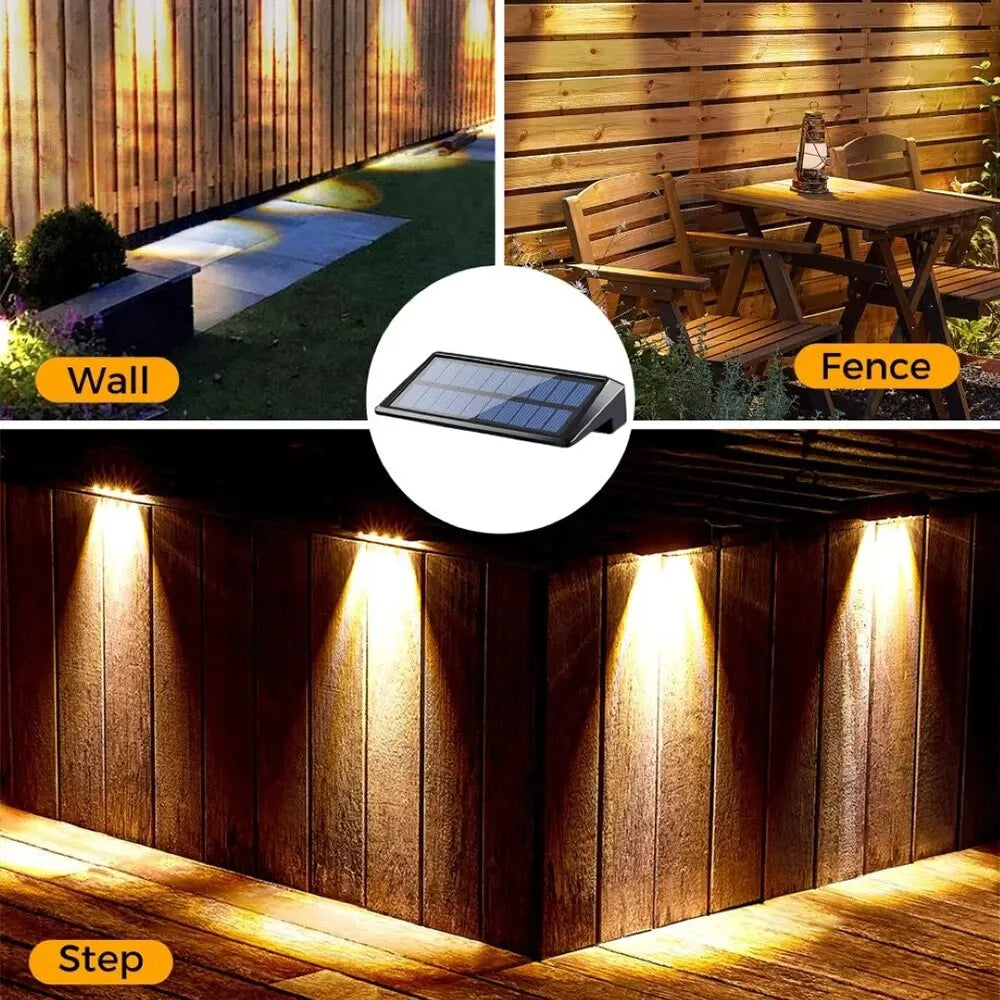 Zonne-energie Sfeerverlichting 2-Delige Set – Automatische Schemeringssensor Tuinverlichting voor Pad, Terras & Tuin