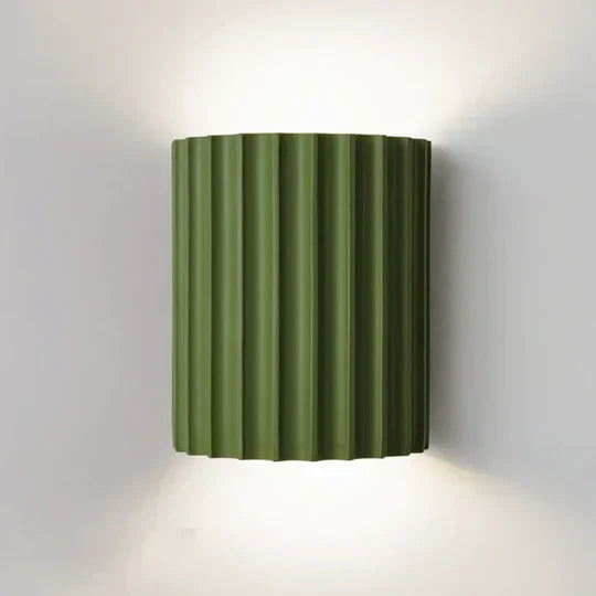 Moderne Wandlamp met Geribbeld Hars Design Sculptuurvorm Exclusieve Wandverlichting voor Woonkamer Slaapkamer Hal Kunstzinnige Wandlamp LED 7W