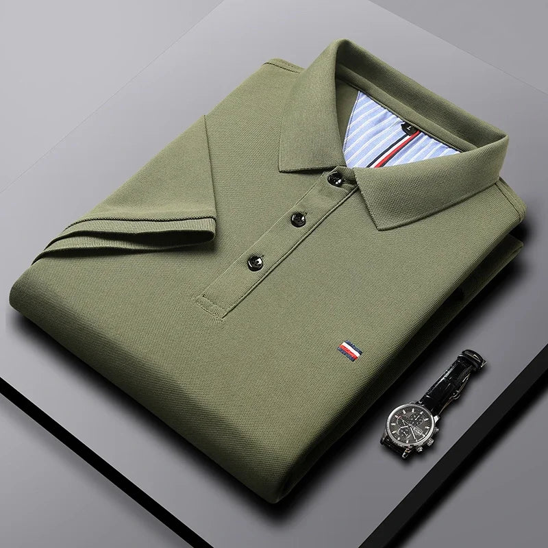 Heren Poloshirt Klassiek van Koos Comfortabel Katoen