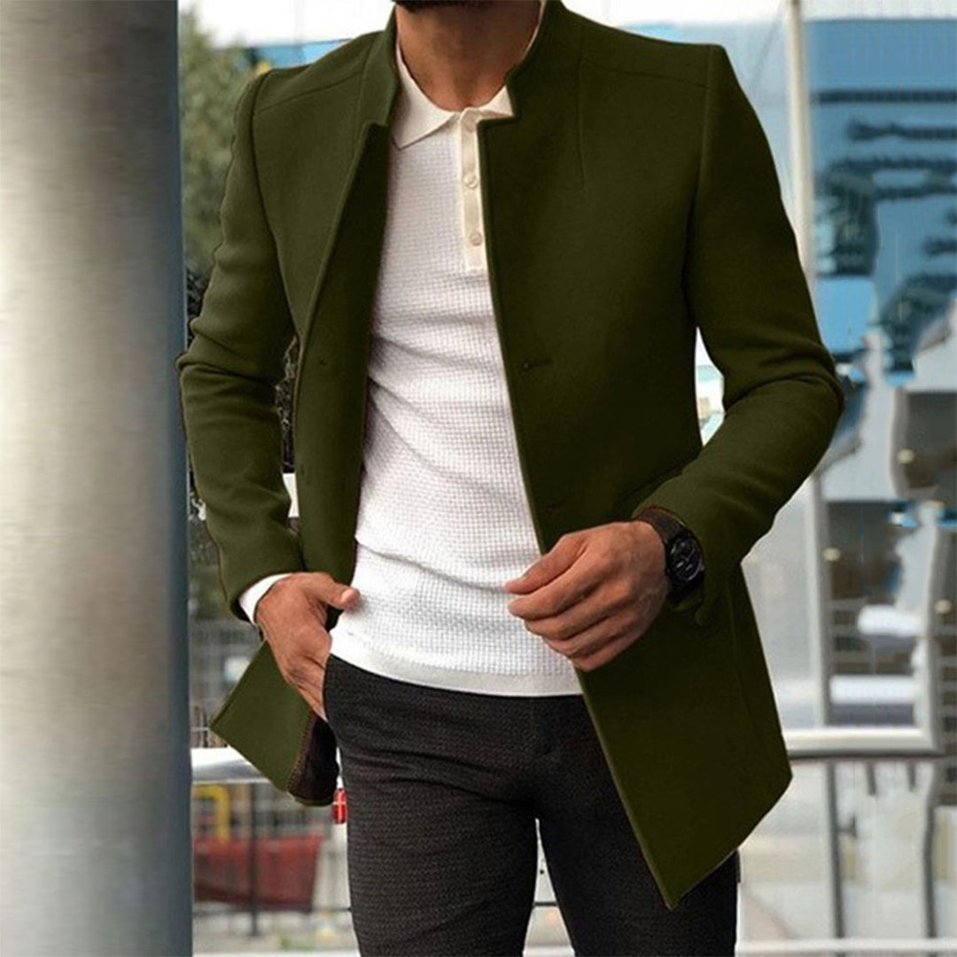 Heren Lederen Jas Trendy Stijl