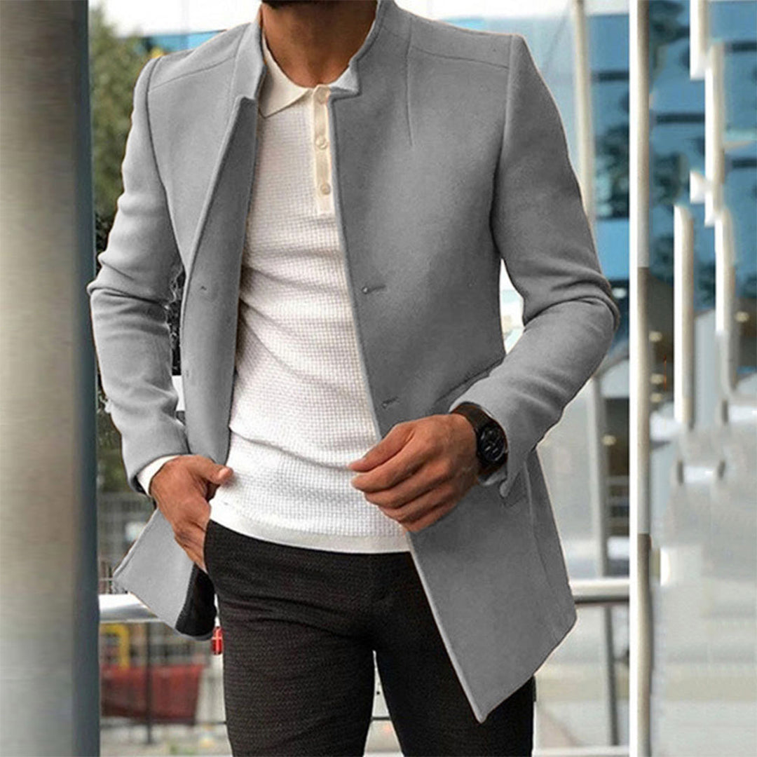 Heren Lederen Jas Trendy Stijl