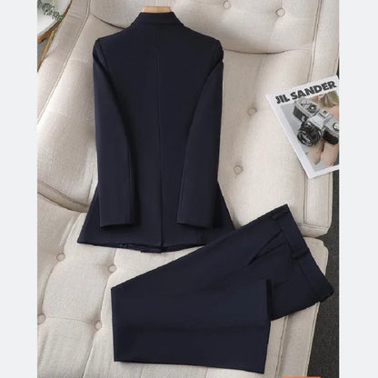 Klassieke Blazer Broek Set voor Dames