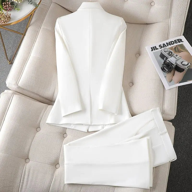 Klassieke Blazer Broek Set voor Dames - StudioMarella