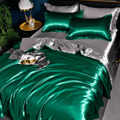 Luxe Zijden Beddengoed Set voor Ultiem Slaapcomfort – Sansoti