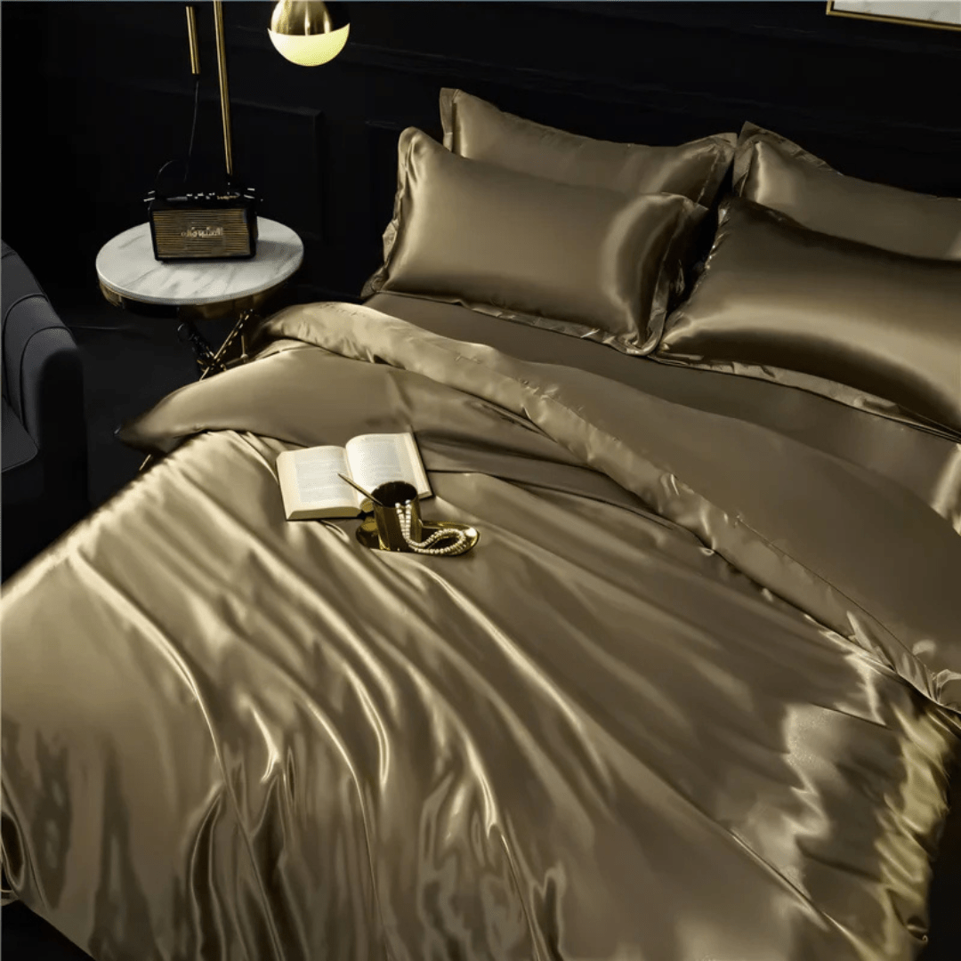 Luxe Zijden Beddengoed Set voor Ultiem Slaapcomfort – Sansoti