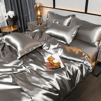 Luxe Zijden Beddengoed Set voor Ultiem Slaapcomfort – Sansoti