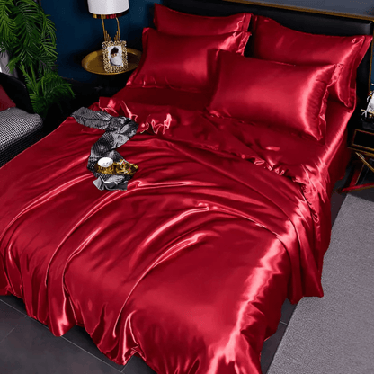 Luxe Zijden Beddengoed Set voor Ultiem Slaapcomfort – Sansoti