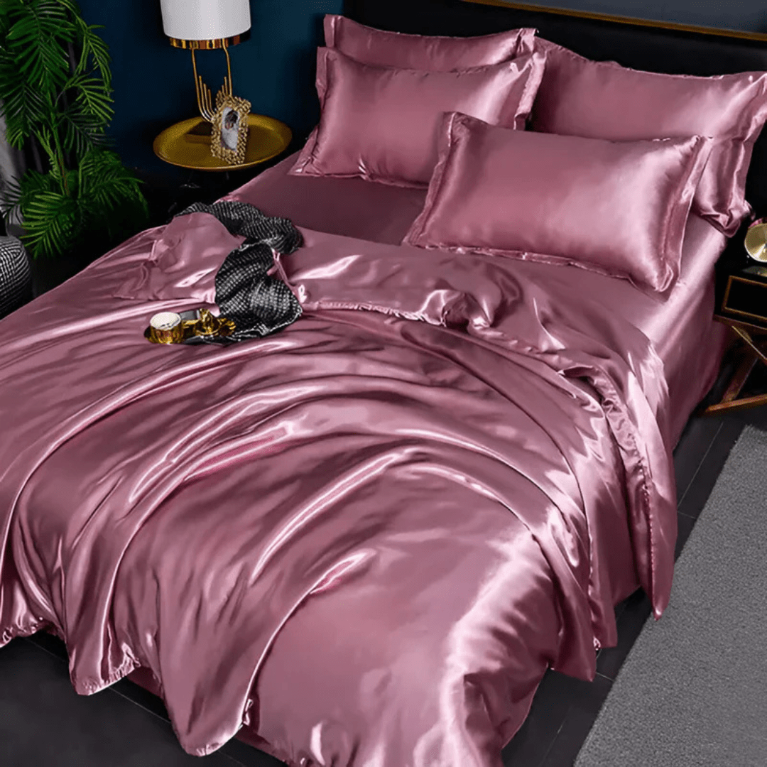 Luxe Zijden Beddengoed Set voor Ultiem Slaapcomfort – Sansoti