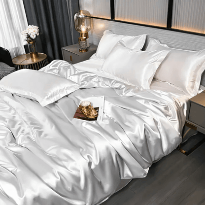 Luxe Zijden Beddengoed Set voor Ultiem Slaapcomfort – Sansoti