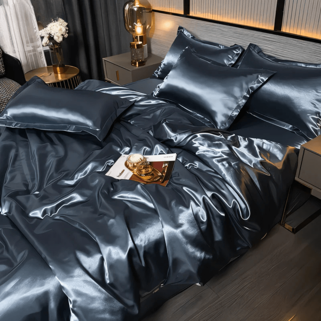Luxe Zijden Beddengoed Set voor Ultiem Slaapcomfort – Sansoti