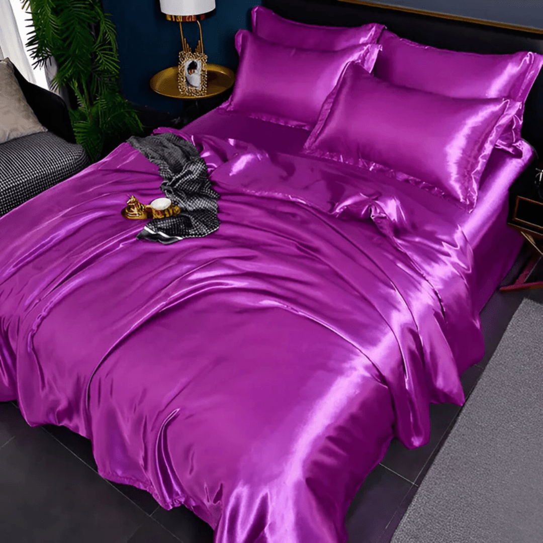 Luxe Zijden Beddengoed Set voor Ultiem Slaapcomfort – Sansoti