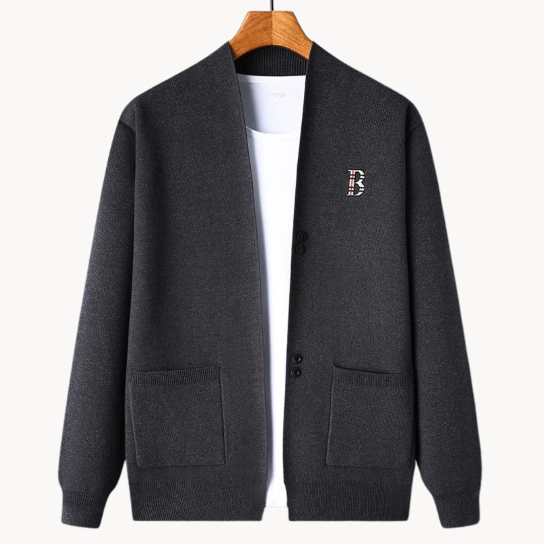 Heren Cardigan Warm Zacht Stijlvolle Trui