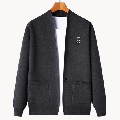 Heren Cardigan Warm Zacht Stijlvolle Trui