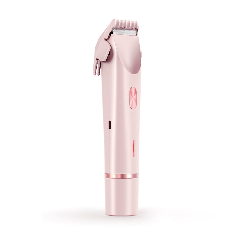 Precisie Trimmer voor Gezicht Oksels Bikinizone – Waterbestendig Oplaadbaar Dubbele Kop