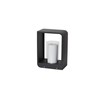 Led tuinlamp voor buiten – vierkante moderne buitenlamp met warm licht