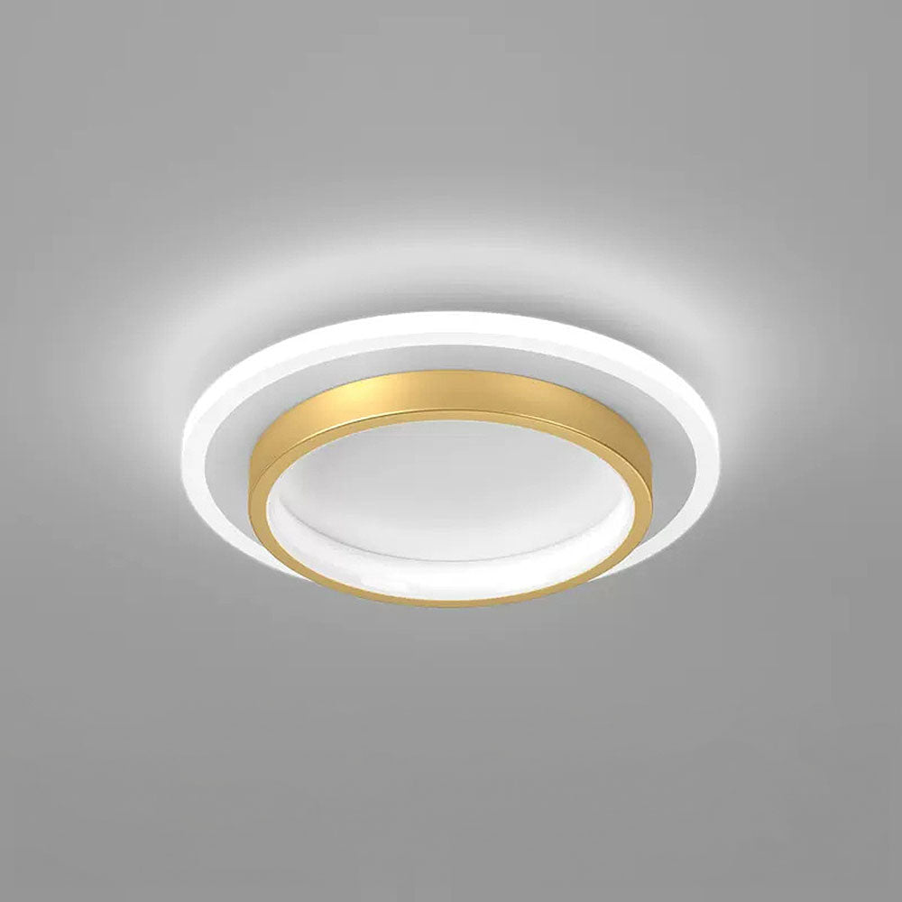 Plafondlamp Rond LED Modern Halo Design Metaal Acryl Flush Mount