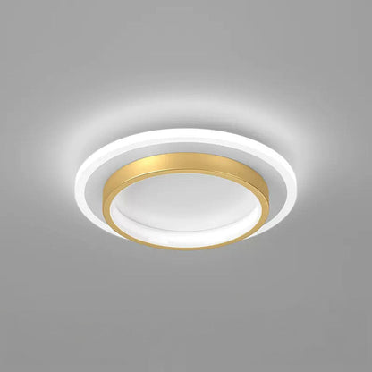 Plafondlamp Rond LED Modern Halo Design Metaal Acryl Flush Mount