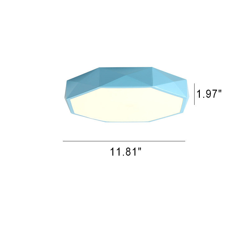 Plafondlamp Gang 30 cm Dimbaar LED IJzer en Acryl Lage Plafonds Flush Mount