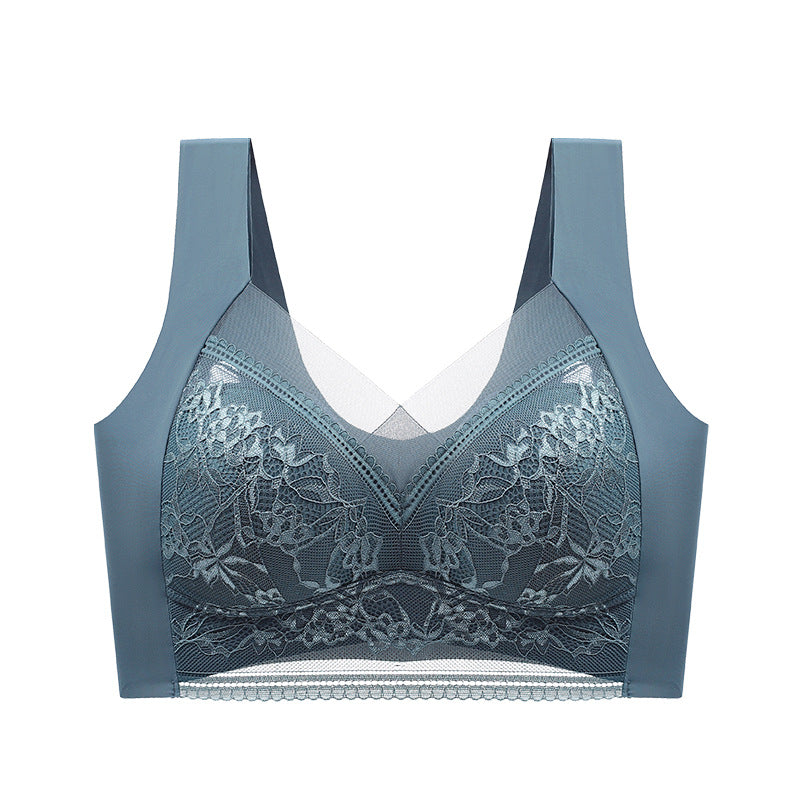 Push-up BH met Kant Draadloos Beugelloos Ondersteunend Comfortabel Ademend Stretch Dames Lingerie Elastisch