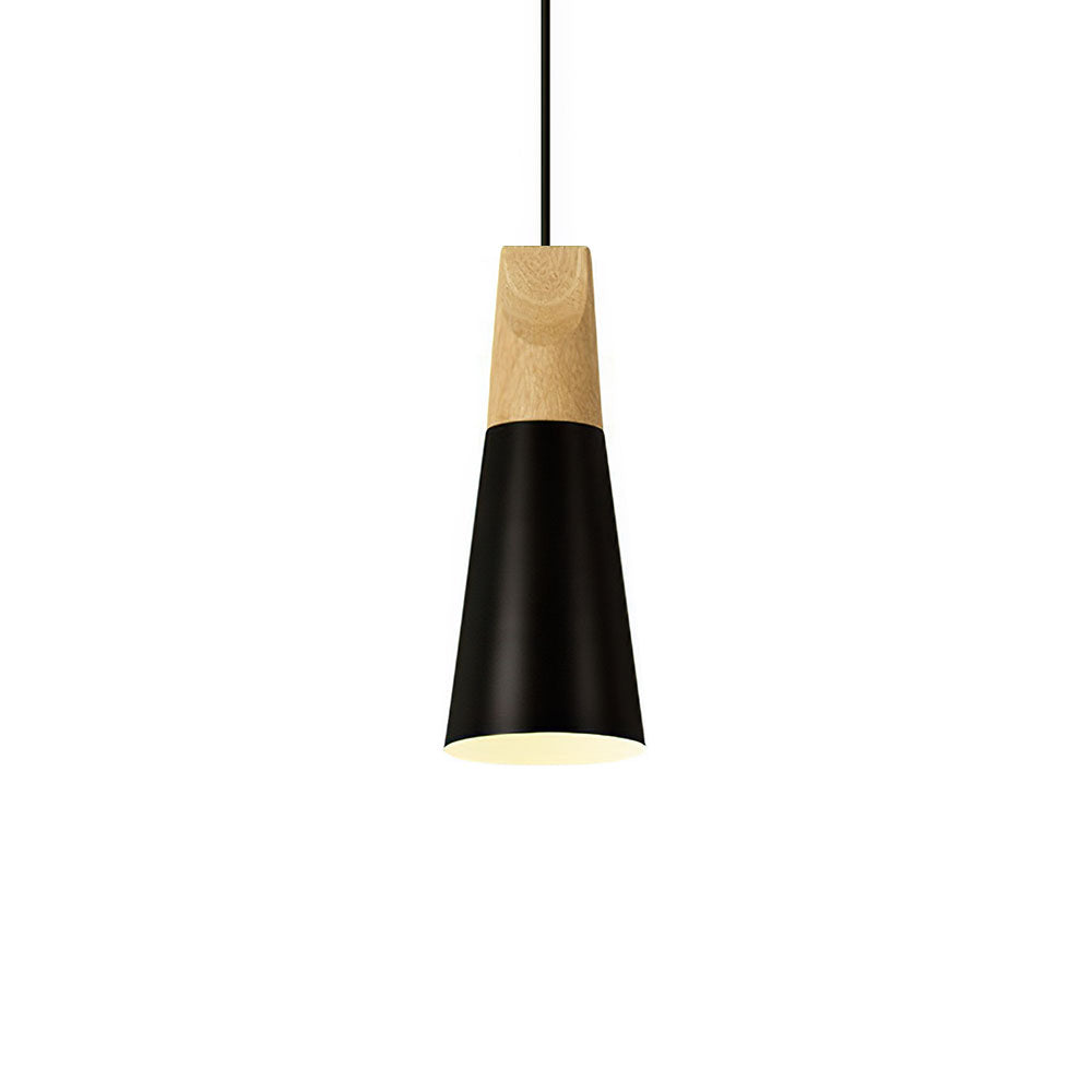 Hanglamp Hout Aluminium E27 Kleurrijk Eetkamer Woonkamer Keuken Designlamp Modern