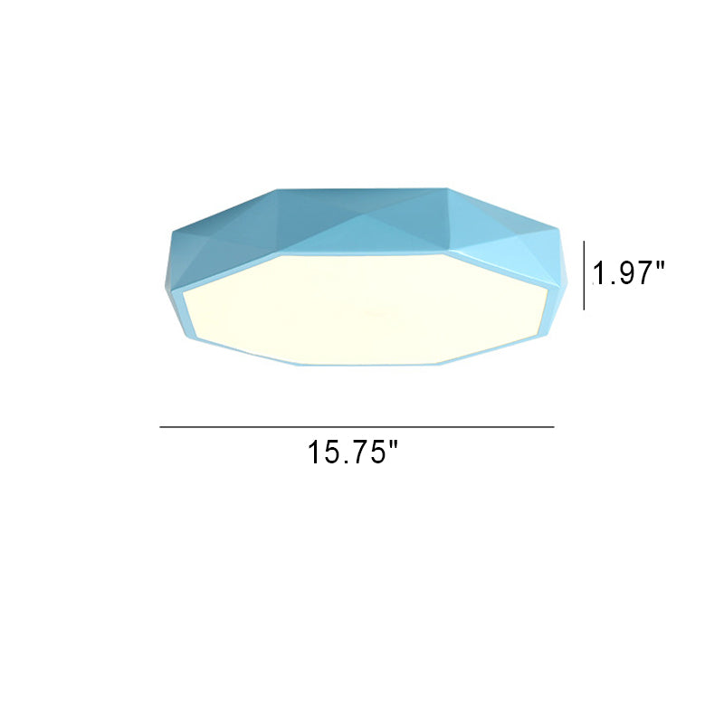 Plafondlamp Gang 30 cm Dimbaar LED IJzer en Acryl Lage Plafonds Flush Mount