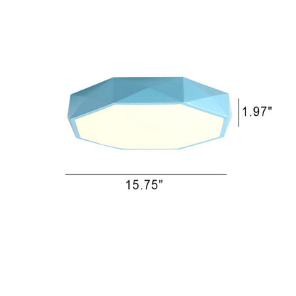 Plafondlamp Gang 30 cm Dimbaar LED IJzer en Acryl Lage Plafonds Flush Mount
