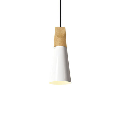 Hanglamp Hout Aluminium E27 Kleurrijk Eetkamer Woonkamer Keuken Designlamp Modern