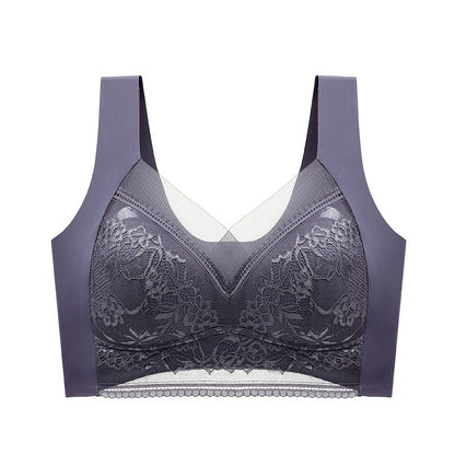 Push-up BH met Kant Draadloos Beugelloos Ondersteunend Comfortabel Ademend Stretch Dames Lingerie Elastisch