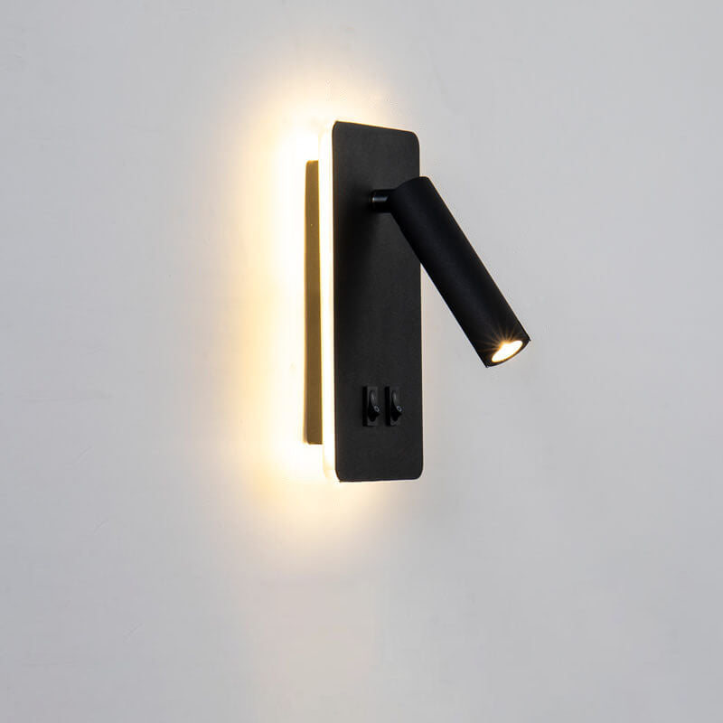 Wandlamp LED Verstelbaar IJzer Zwart Wit 15W Woonkamer Slaapkamer Hal Spotlamp Leeslamp Ingebouwde LED Moderne Wandspot