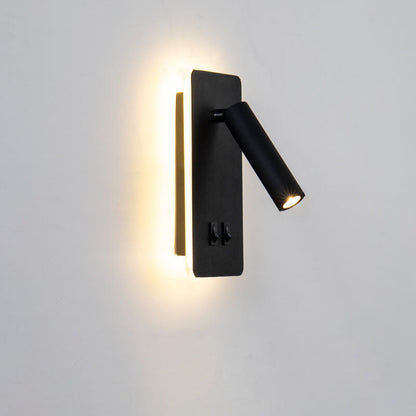 Wandlamp LED Verstelbaar IJzer Zwart Wit 15W Woonkamer Slaapkamer Hal Spotlamp Leeslamp Ingebouwde LED Moderne Wandspot