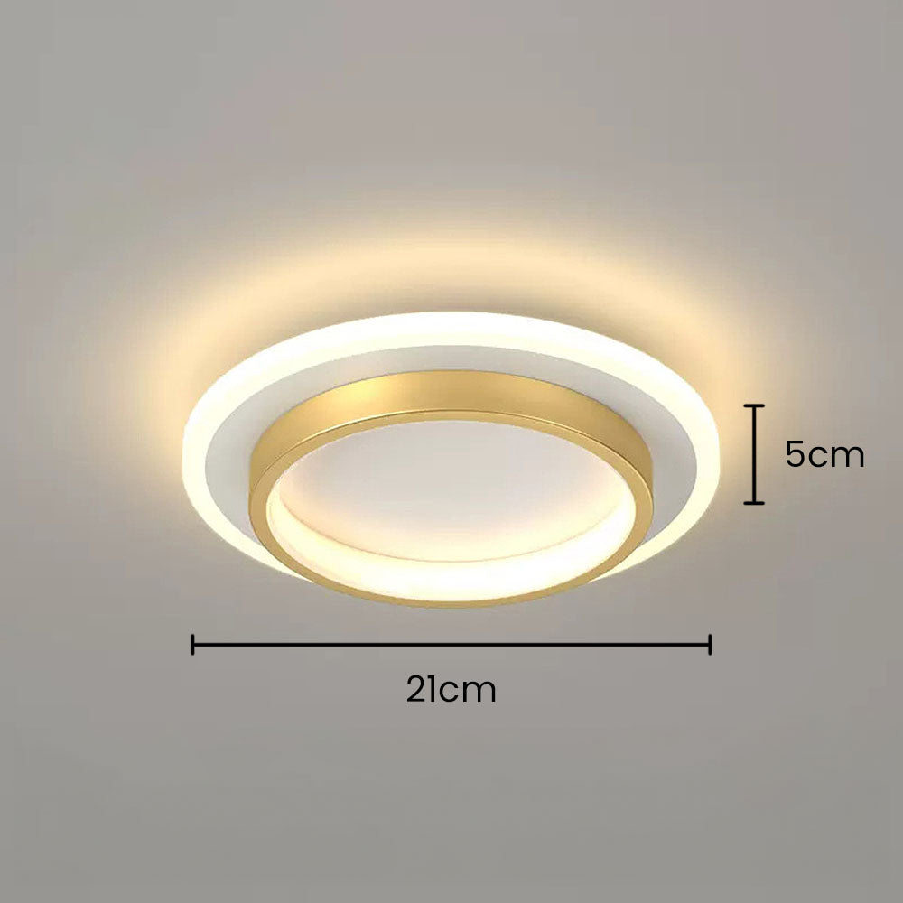 LED plafondlamp rond 10W 20W zwart wit slaapkamer hal woonkamer moderne plafondverlichting lage plafondlamp