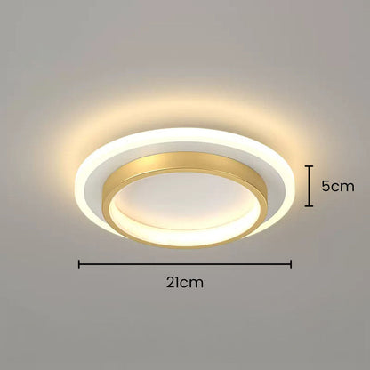 LED plafondlamp rond 10W 20W zwart wit slaapkamer hal woonkamer moderne plafondverlichting lage plafondlamp