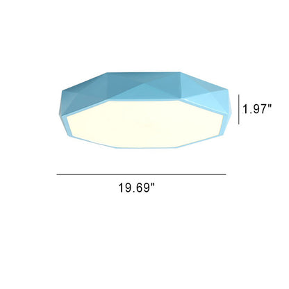 Plafondlamp Gang 30 cm Dimbaar LED IJzer en Acryl Lage Plafonds Flush Mount