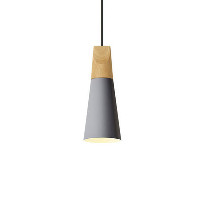Hanglamp Hout Aluminium E27 Kleurrijk Eetkamer Woonkamer Keuken Designlamp Modern