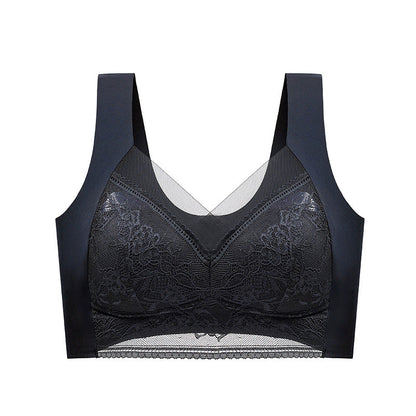 Push-up BH met Kant Draadloos Beugelloos Ondersteunend Comfortabel Ademend Stretch Dames Lingerie Elastisch