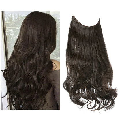 Echthaar Extensions met Natuurlijke Golvende Volume Blond 35-45cm