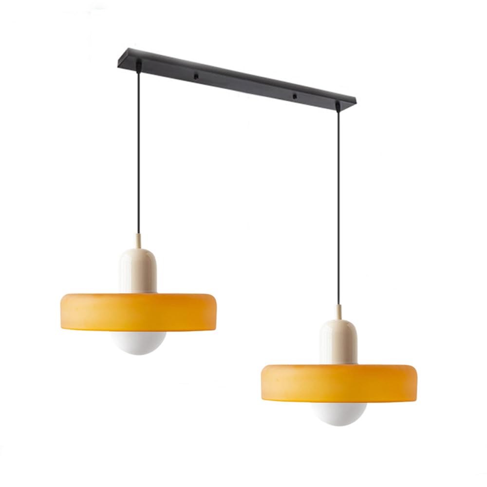 Luccon Dubbele Hanglamp Glas G9 35 cm Modern Eettafel Woonkamer Design Verlichting