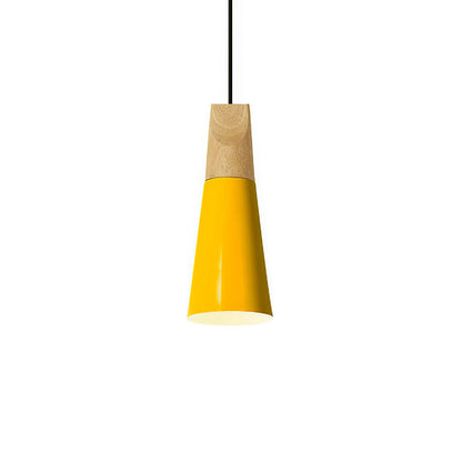 Hanglamp Hout Aluminium E27 Kleurrijk Eetkamer Woonkamer Keuken Designlamp Modern