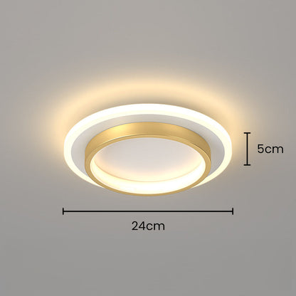 LED plafondlamp rond 10W 20W zwart wit slaapkamer hal woonkamer moderne plafondverlichting lage plafondlamp