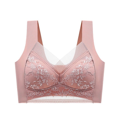 Push-up BH met Kant Draadloos Beugelloos Ondersteunend Comfortabel Ademend Stretch Dames Lingerie Elastisch