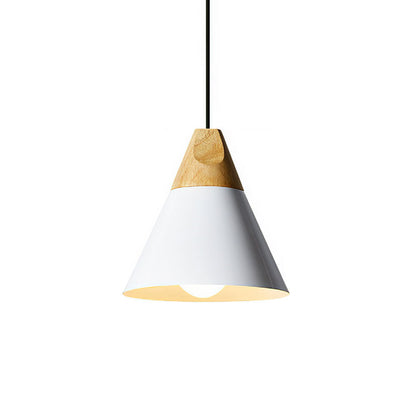 Hanglamp Hout Aluminium E27 Kleurrijk Eetkamer Woonkamer Keuken Designlamp Modern