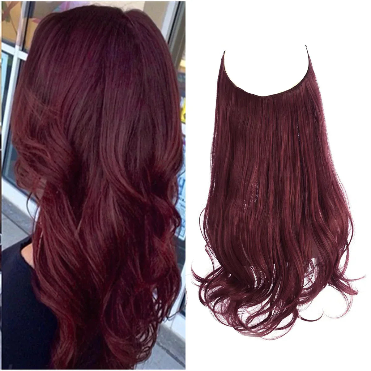 Echthaar Extensions met Natuurlijke Golvende Volume Blond 35-45cm