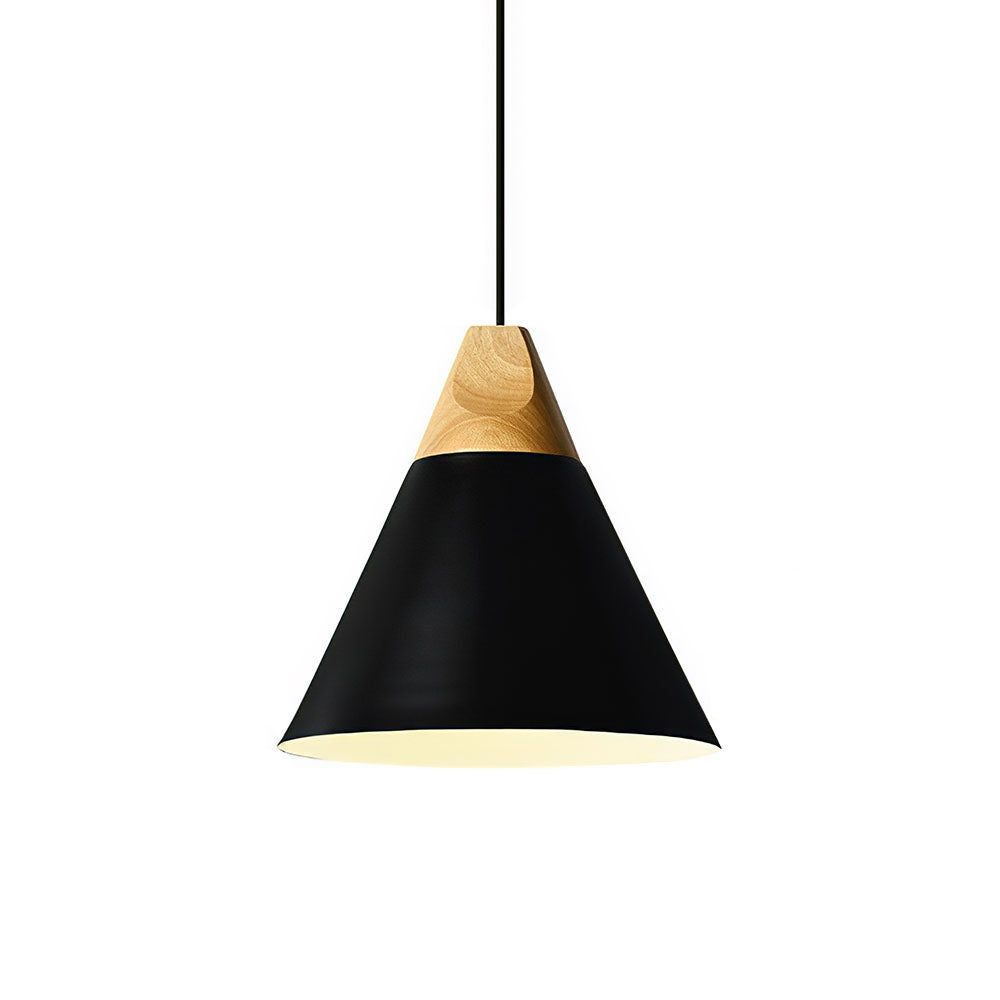 Hanglamp Hout Aluminium E27 Kleurrijk Eetkamer Woonkamer Keuken Designlamp Modern