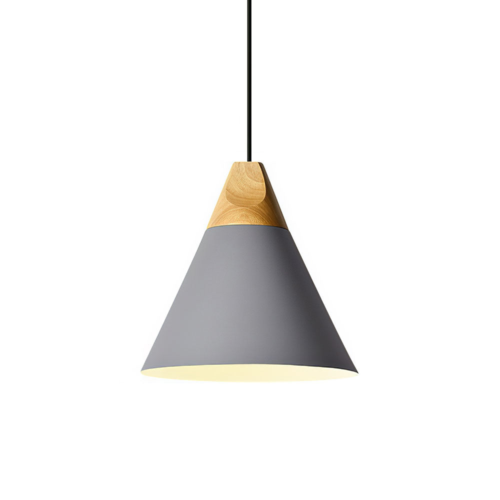 Hanglamp Hout Aluminium E27 Kleurrijk Eetkamer Woonkamer Keuken Designlamp Modern