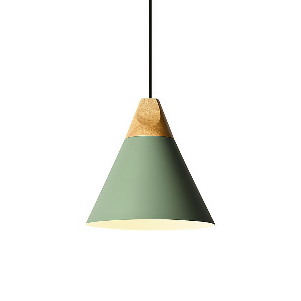 Hanglamp Hout Aluminium E27 Kleurrijk Eetkamer Woonkamer Keuken Designlamp Modern