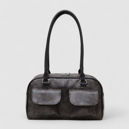 Vegan Schoudertas Dames Vintage Stijl 27 cm - StudioMarella