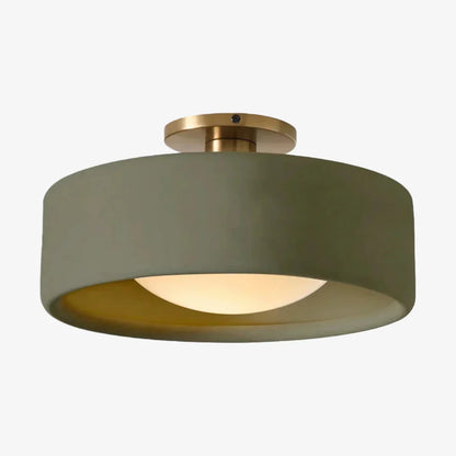 Porseleinen Plafondlamp met Strakke Montage – Moderne Lage Profiellamp Keramiek Opbouwverlichting
