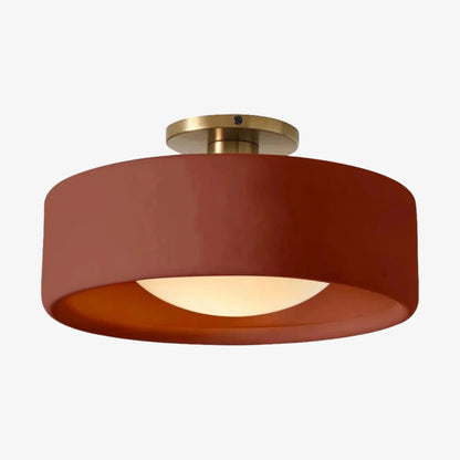 Porseleinen Plafondlamp met Strakke Montage – Moderne Lage Profiellamp Keramiek Opbouwverlichting